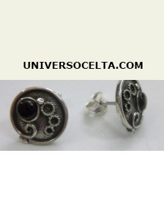 Pendiente de Azabache y Plata