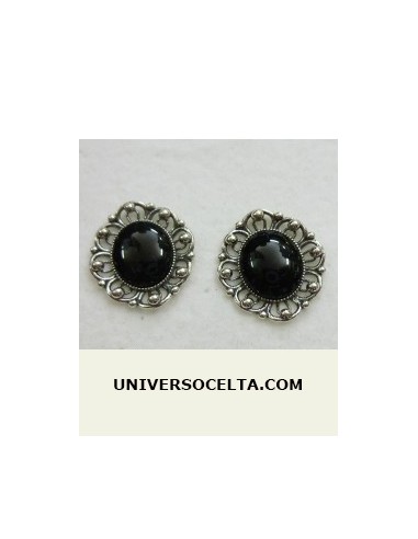 Azabache pendientes de plata y...