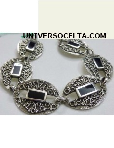Azabache Brazalete de plata...