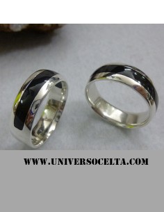 Alianzas de Plata de ley con Azabache Asturiano T1122