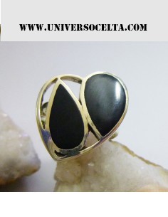 Anillo corazón de Azabache...