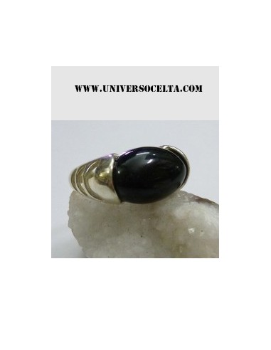 Anillo de plata  y Azabache AZR20