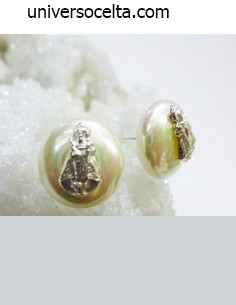 Pendientes perla con Santina PCV