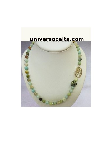 Collar con piedras naturales y hada CHQ1