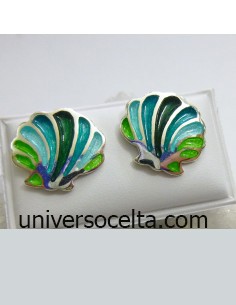 Pendientes vieira esmaltados T0149144
