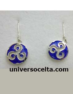 Celtic earrings with...