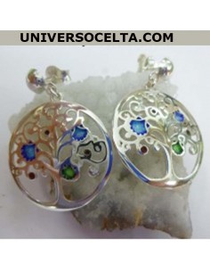 Pendientes Árbol de la Vida de Plata T195010