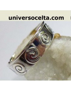 Anillo Celta con Espirales de la Vida 143-0006 2