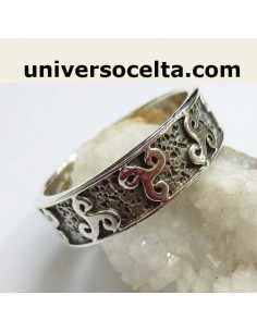 Anillo de Plata con Triskeles 146-0009 2