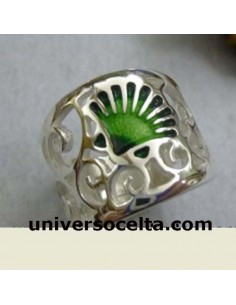 Anillo Plata con concha del...