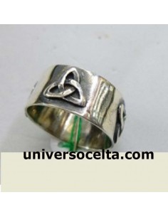 Anillo con Triketas de plata TR2