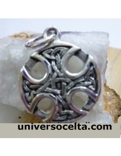 Cruz Celta circular en Plata