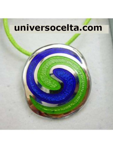 Espiral Celta Colgante esmaltado 2EF112V