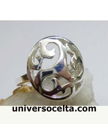 Triskel anillo celta de plata 146-08