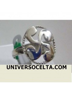 Sortija de plata con...