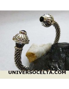 Pulsera Torques Celta con Cabezales Gallonados I-2 2