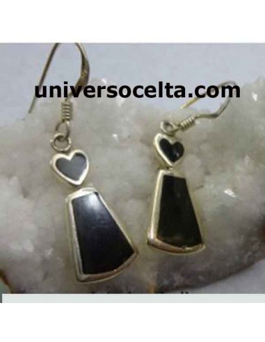 Pendiente de Azabache en forma de...