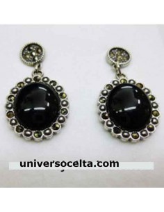 Pendientes Plata, Azabache...
