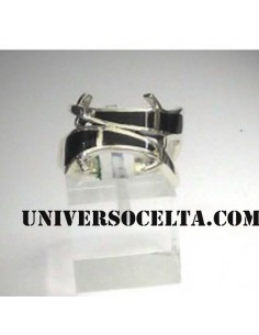 Azabache  Sortija de plata...