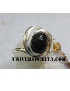 Azabache sortija de plata...