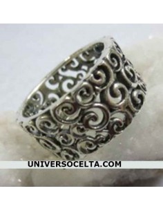 Anillo con Triskeles en Plata 146-0005 2