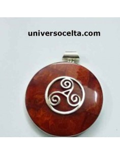 Coral Esponja Triskel de plata C6006