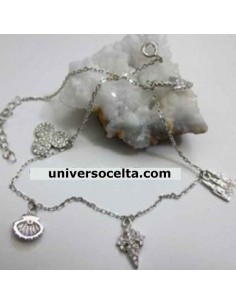 Tobillera con Dijes y Pedrería 363-0017