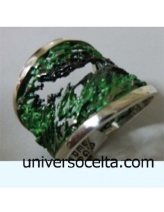 Anillo Joyas Orfega Verde 11324501-3 2