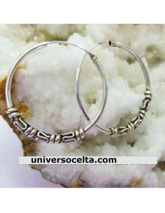 Aretes de plata con...