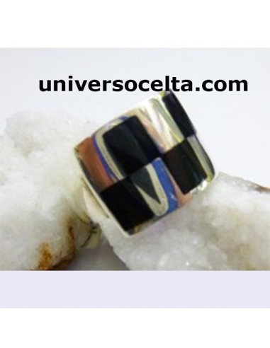 Anillo Ajedrez de Plata de Ley y...