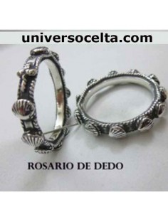 Anillo en forma de Decenario con Conchas  A43 2