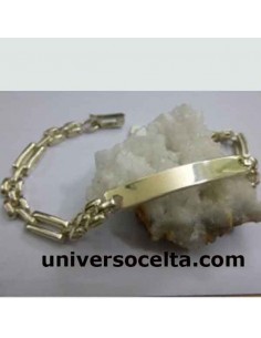 Pulsera esclava de plata PANT1