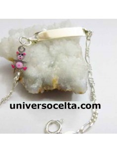Pulsera para niña de plata...