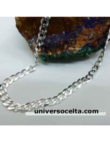 Cadena de Plata Barbada fuerte BLN60