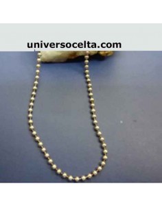 Cadena de plata con bolas BD150