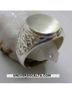 Sello de plata caballero...