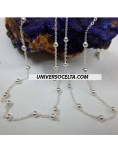 Cadena de plata de ley 50...