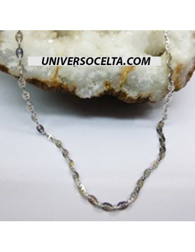 Cadena de oro blanco marinera 1T26