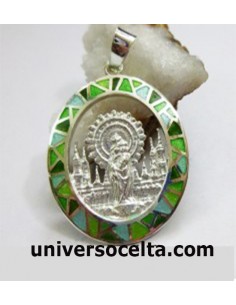 Virgen del Pilar de Plata y...