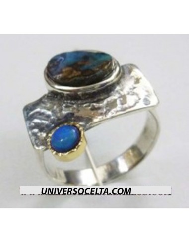Ópalo Sortija Exclusiva con Piedras...
