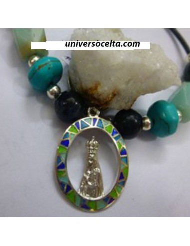 Turquesa y Amazonita Collar Fátima BEAF