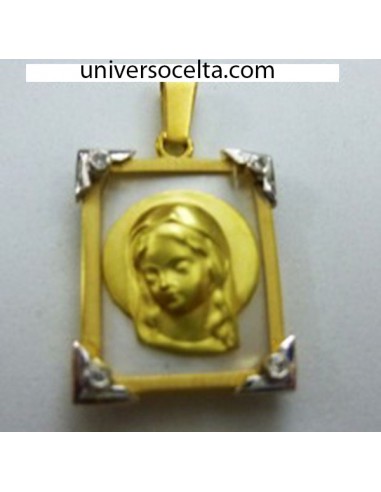 Medalla Virgen Niña de oro 1U32