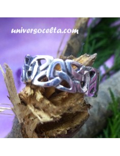 Anillo de plata con todo Triketas Celtas 2