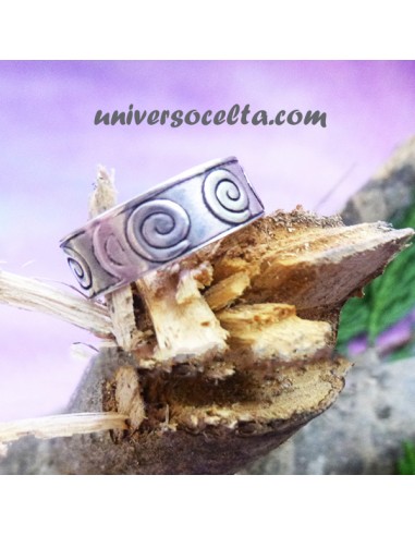 Anillo de Plata con Espirales 143-01