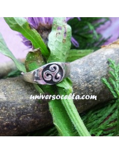 Sello Unisex con Triskel...