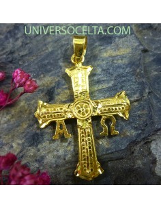 Cruz de la Victoria grande con baño de oro 127903