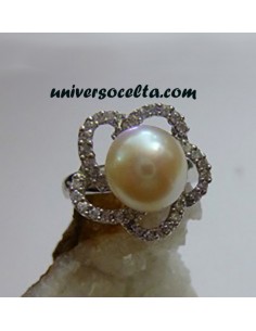 Anillo de Plata y Perla n 14