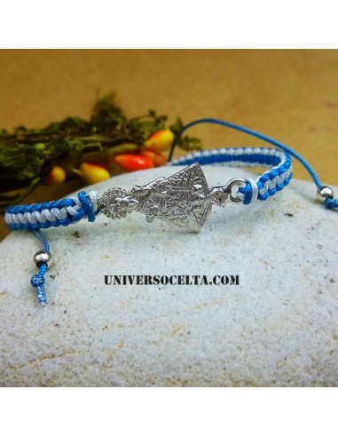 Pulsera de Mackramé con Santina de...