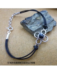 Pulsera de Azabache y Plata ED2