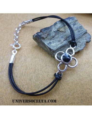 Pulsera de Azabache y Plata ED2